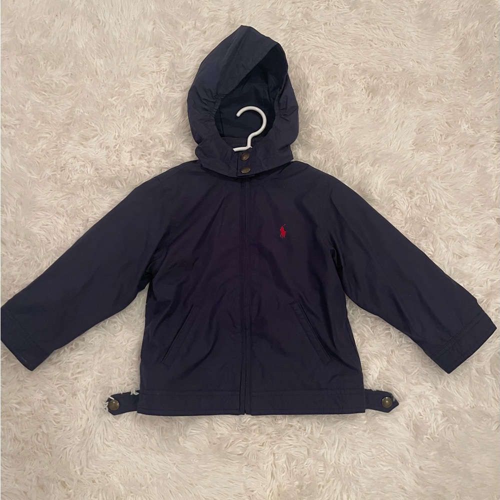 Polo by Ralph Lauren Navy Toddler Raincoat/Jacket (Size 3T)